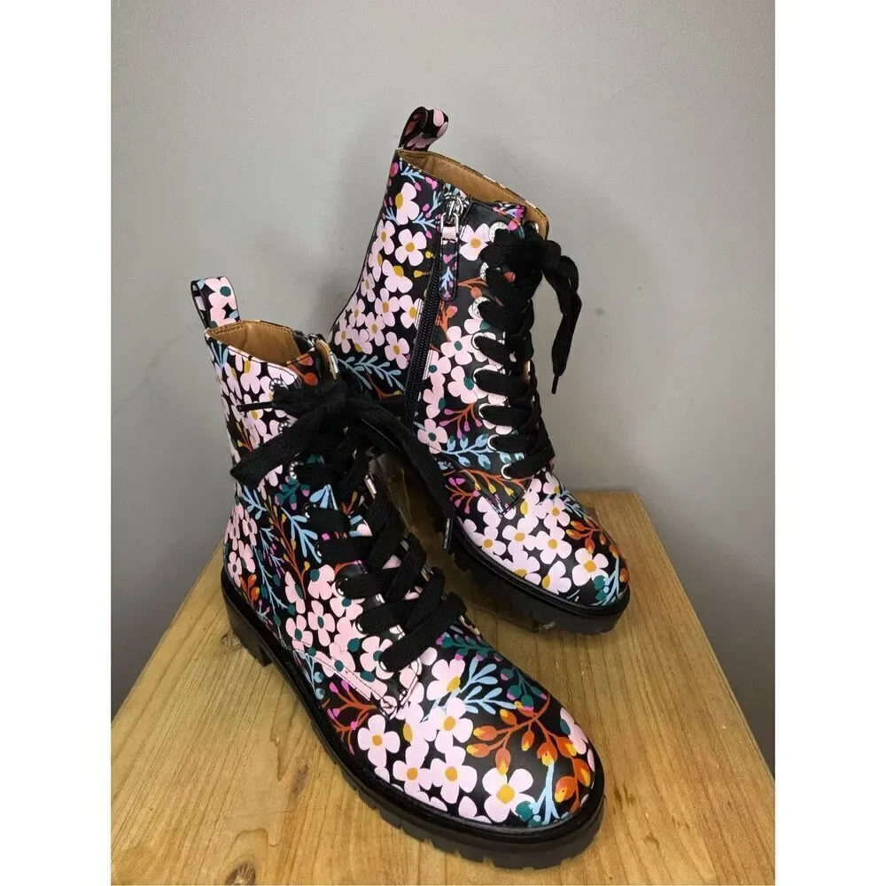 Kate Spade Women's Jemma New‎ York Floral Rain Boots Multicolor Size 5.5B